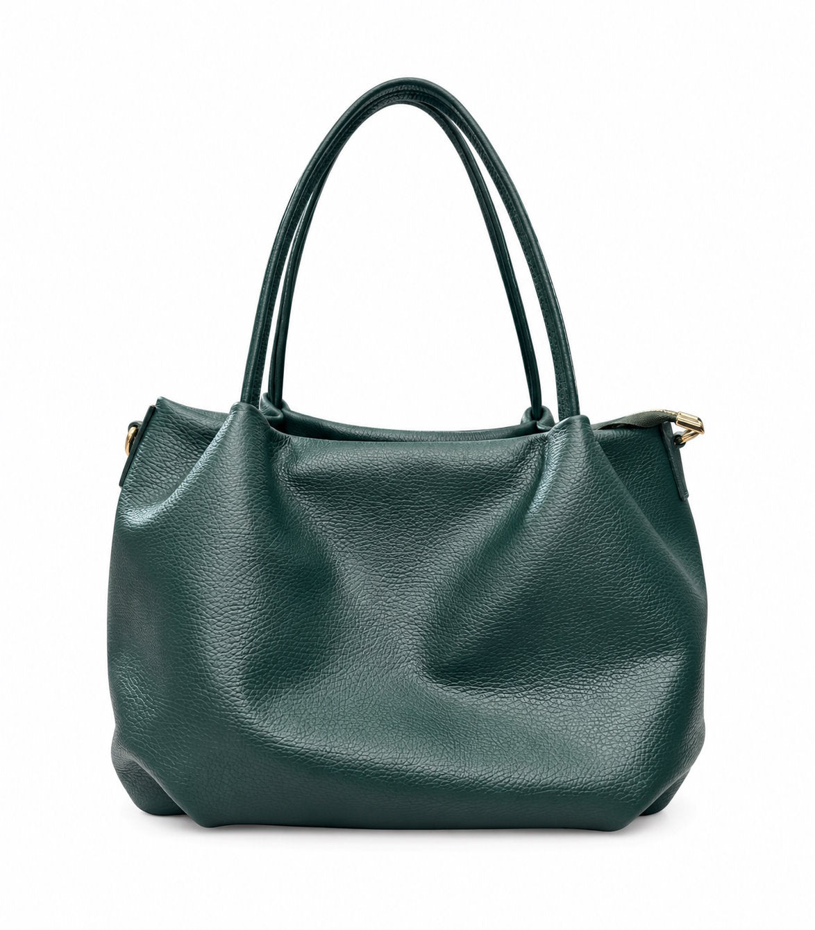 Soft Handbag in Genuine Dollaro Leather - Made in Italy - Art. 26159