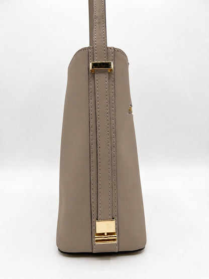 Structured Shoulder Bag in Genuine Ruga Leather - Made in Italy - Art. 26132