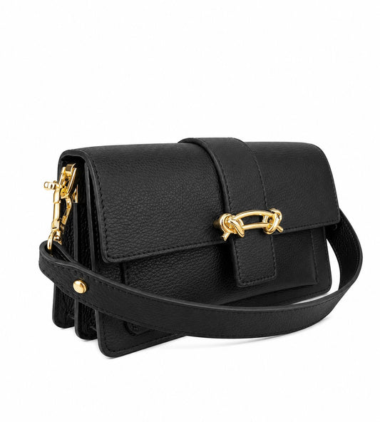 Structured Handbag in Genuine Dollaro Leather - Made in Italy - Art. 26133