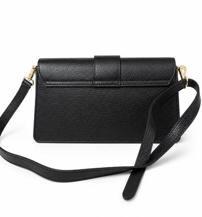 Structured Handbag in Genuine Dollaro Leather - Made in Italy - Art. 26133