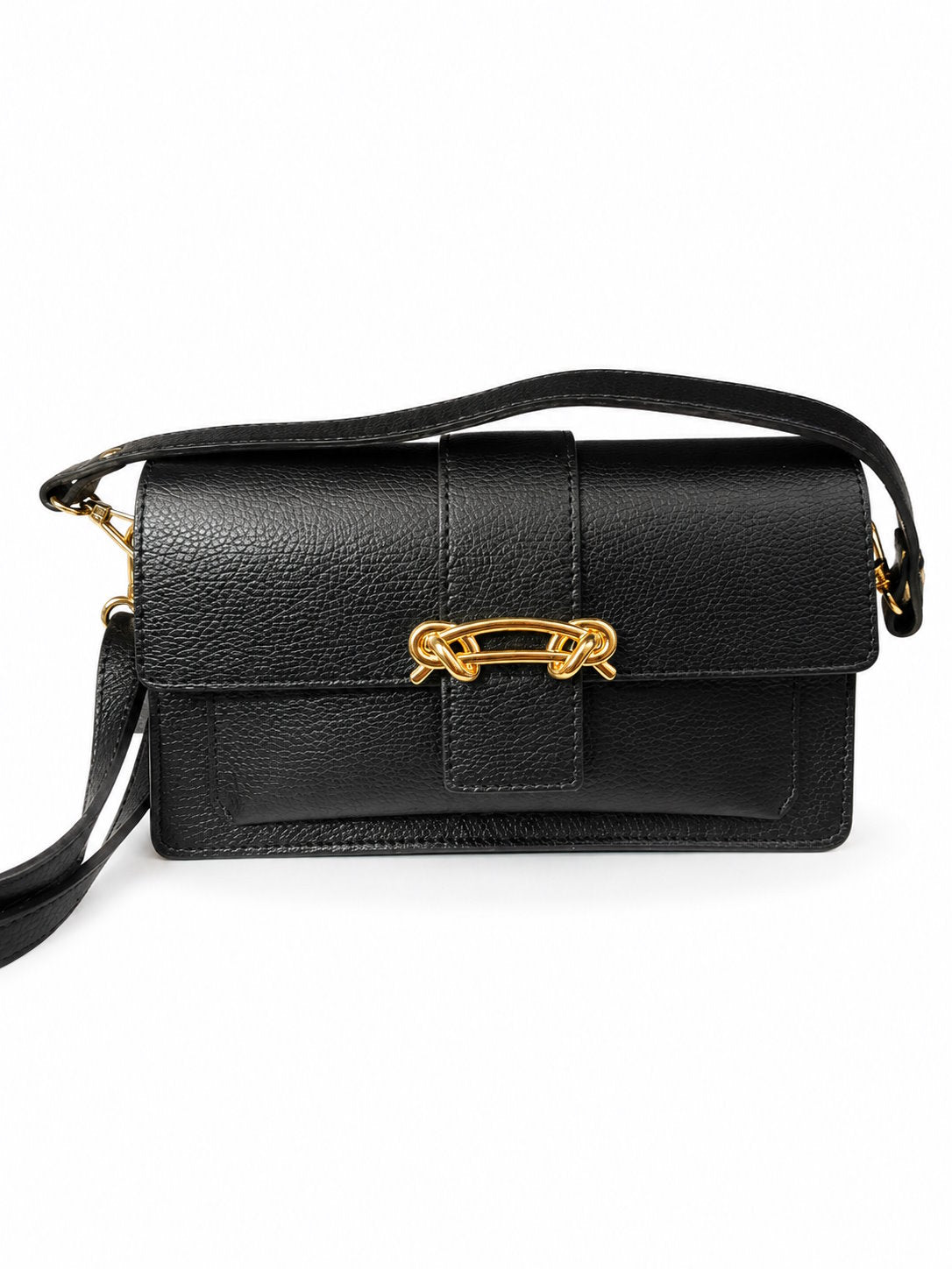 Structured Handbag in Genuine Dollaro Leather - Made in Italy - Art. 26133