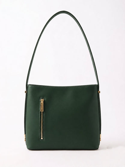 Structured Shoulder Bag in Genuine Ruga Leather - Made in Italy - Art. 26132