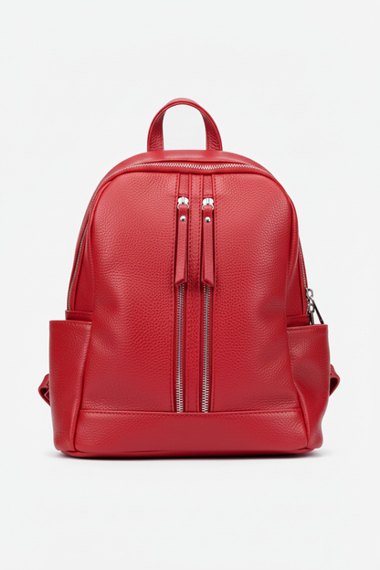 Soft Backpack in Genuine Dollar Leather - Made in Italy - Art. 25359