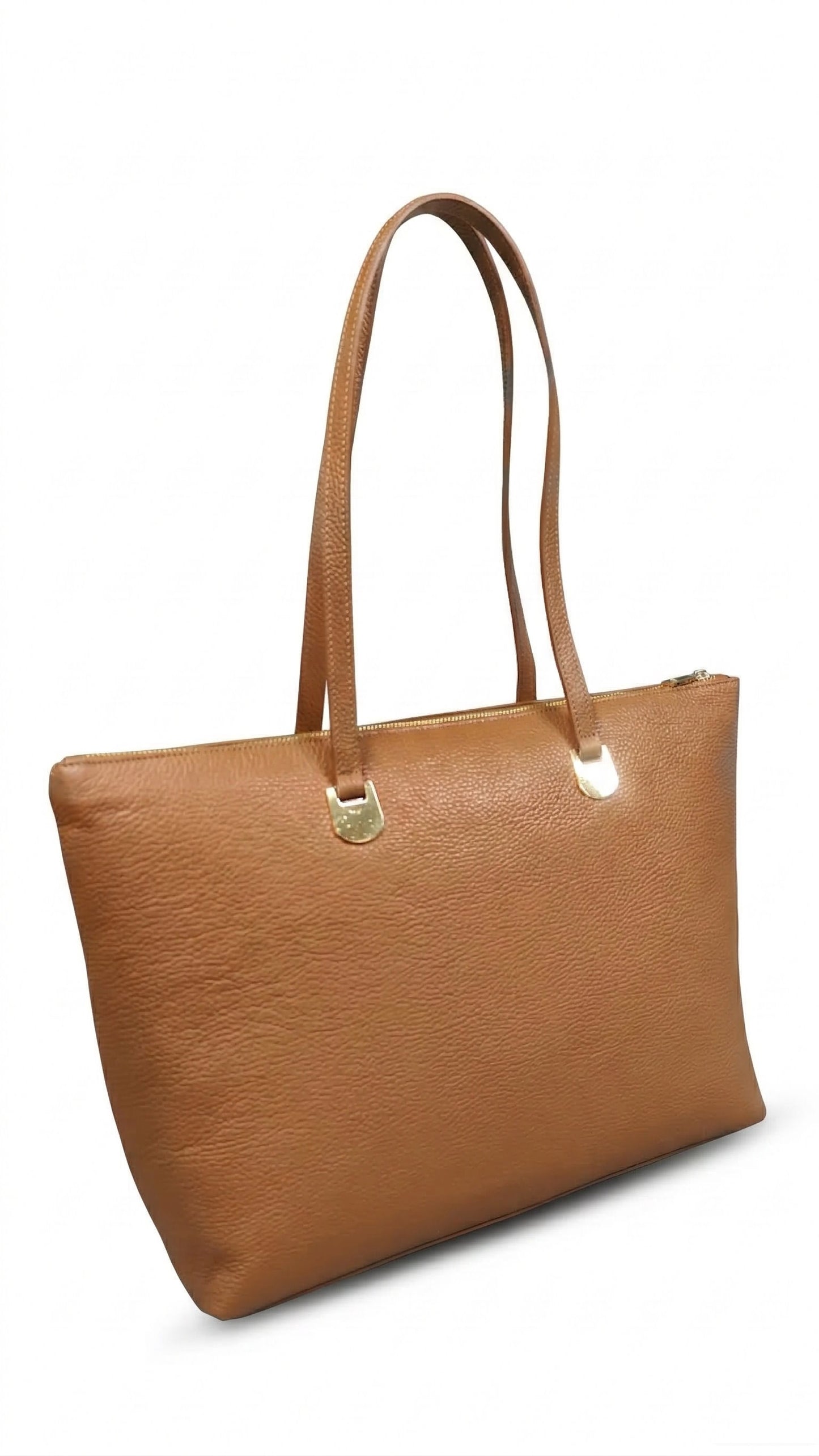Soft Shoulder Bag in Genuine Dollaro Leather - Made in Italy - Art. 26072