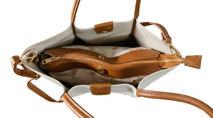 Soft Shoulder Bag in Genuine Dollaro Leather - Made in Italy - Art. 26052