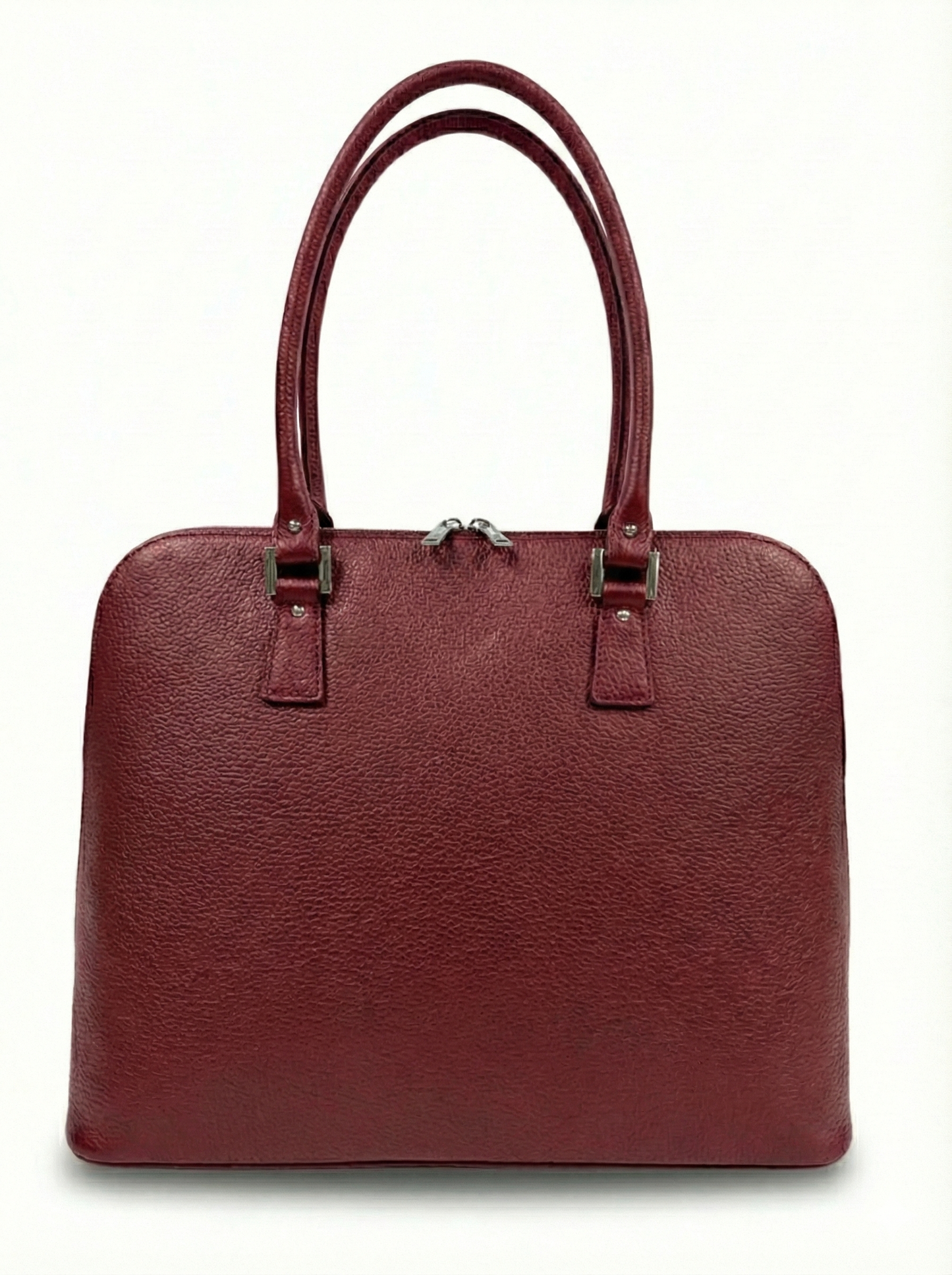 Structured Handbag in Genuine Dollar Leather - Made in Italy - Art. 26000