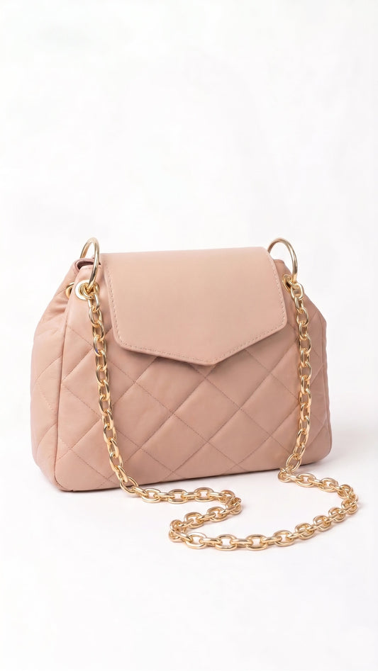 Soft Shoulder Bag in Genuine Savage Leather - Made in Italy - Art. 26104