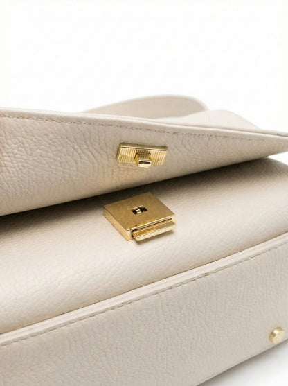 Soft Handbag and Crossbody Bag in Genuine Dollaro Leather - Made in Italy - Art. 26050