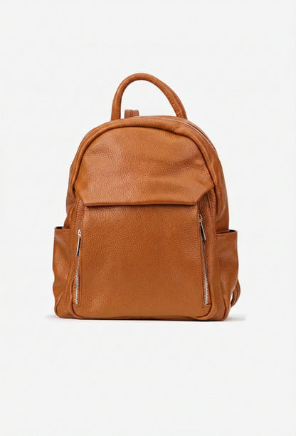 Soft Backpack in Genuine Dollar Leather - Made in Italy - Art. 25405
