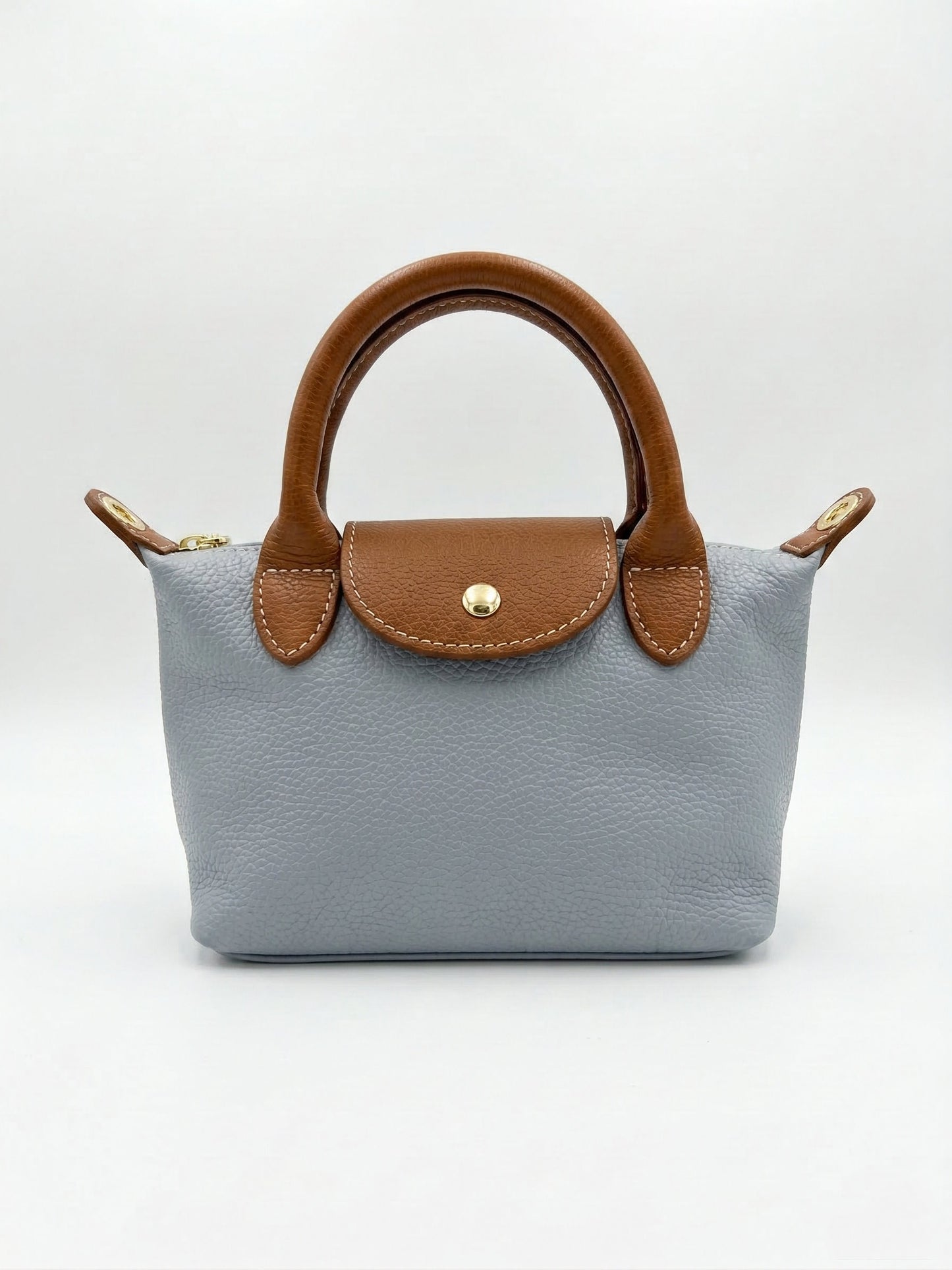 Soft Handbag in Genuine Dollaro Leather - Made in Italy - Art. 26073