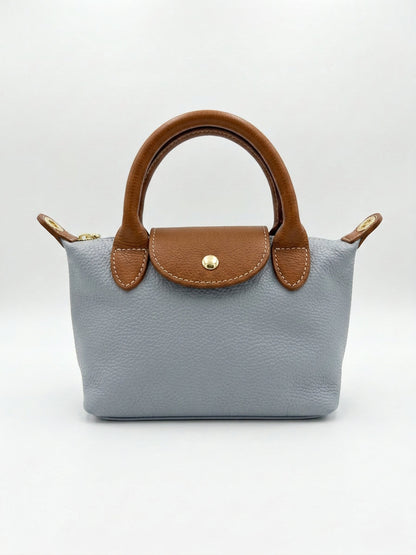 Soft Handbag in Genuine Dollaro Leather - Made in Italy - Art. 26073