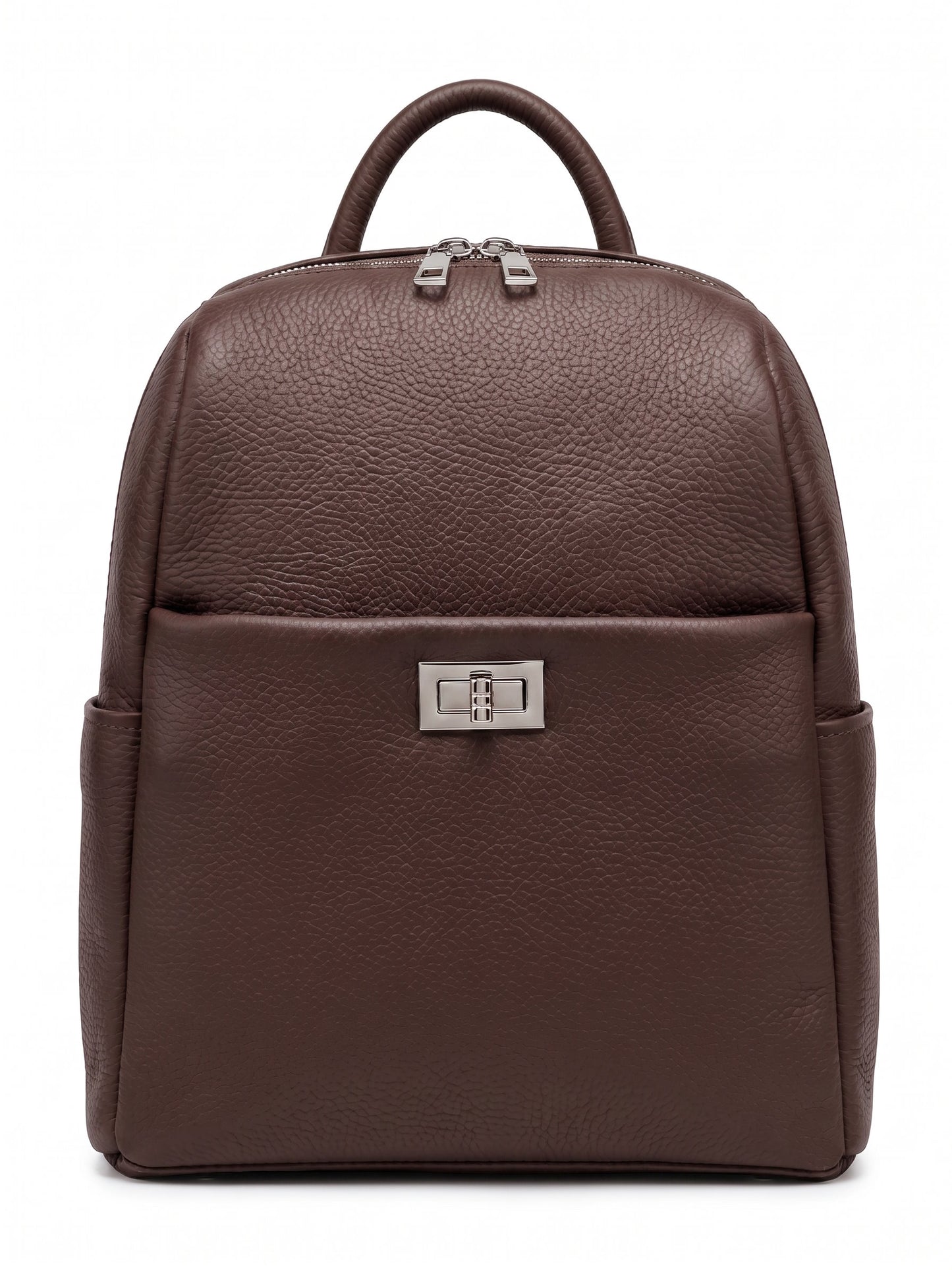 Soft Backpack in Genuine Dollaro Leather - Made in Italy - Art. 26144