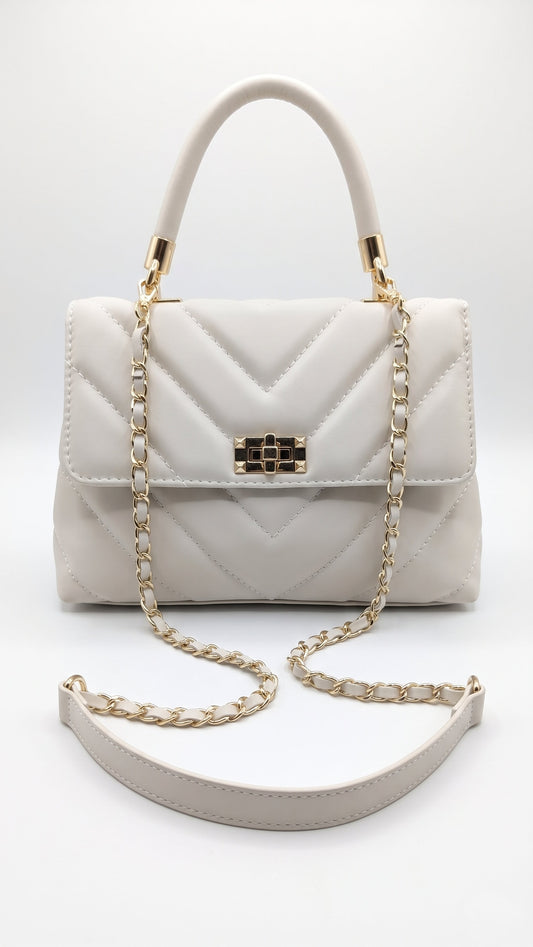 Soft Shoulder Bag and Handbag in Genuine Savage Leather - Made in Italy - Art. 26103