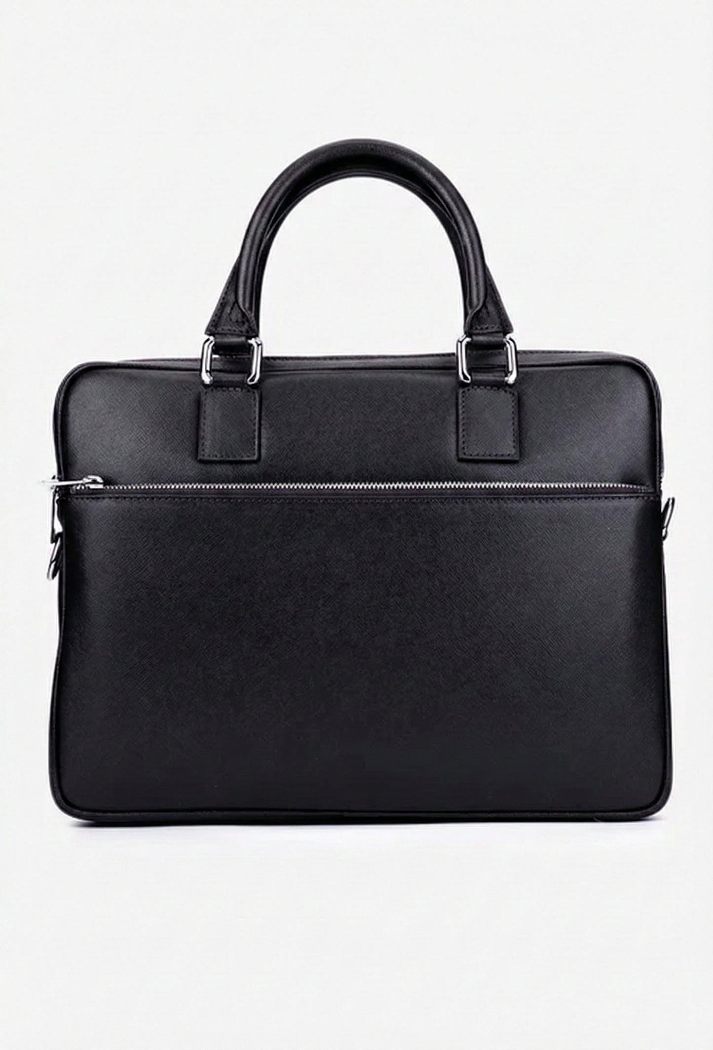 Structured Briefcase in Genuine Dollar Leather - Made in Italy - Art. 25396