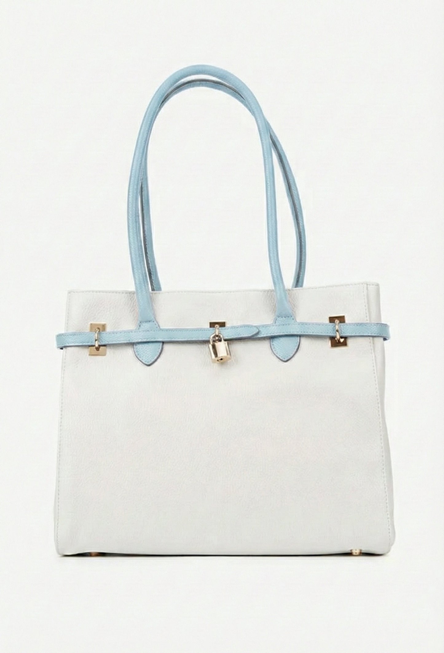 Structured Crossbody Bag in Genuine Dollar Leather - Made in Italy - Art. 25401