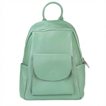 Genuine leather backpack made in Italy