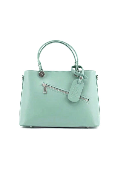 Structured Handbag in Genuine Ruga Leather - Made in Italy - Art. 25387