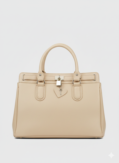 Soft Handbag in Genuine Dollar Leather - Made in Italy - Art. 25369