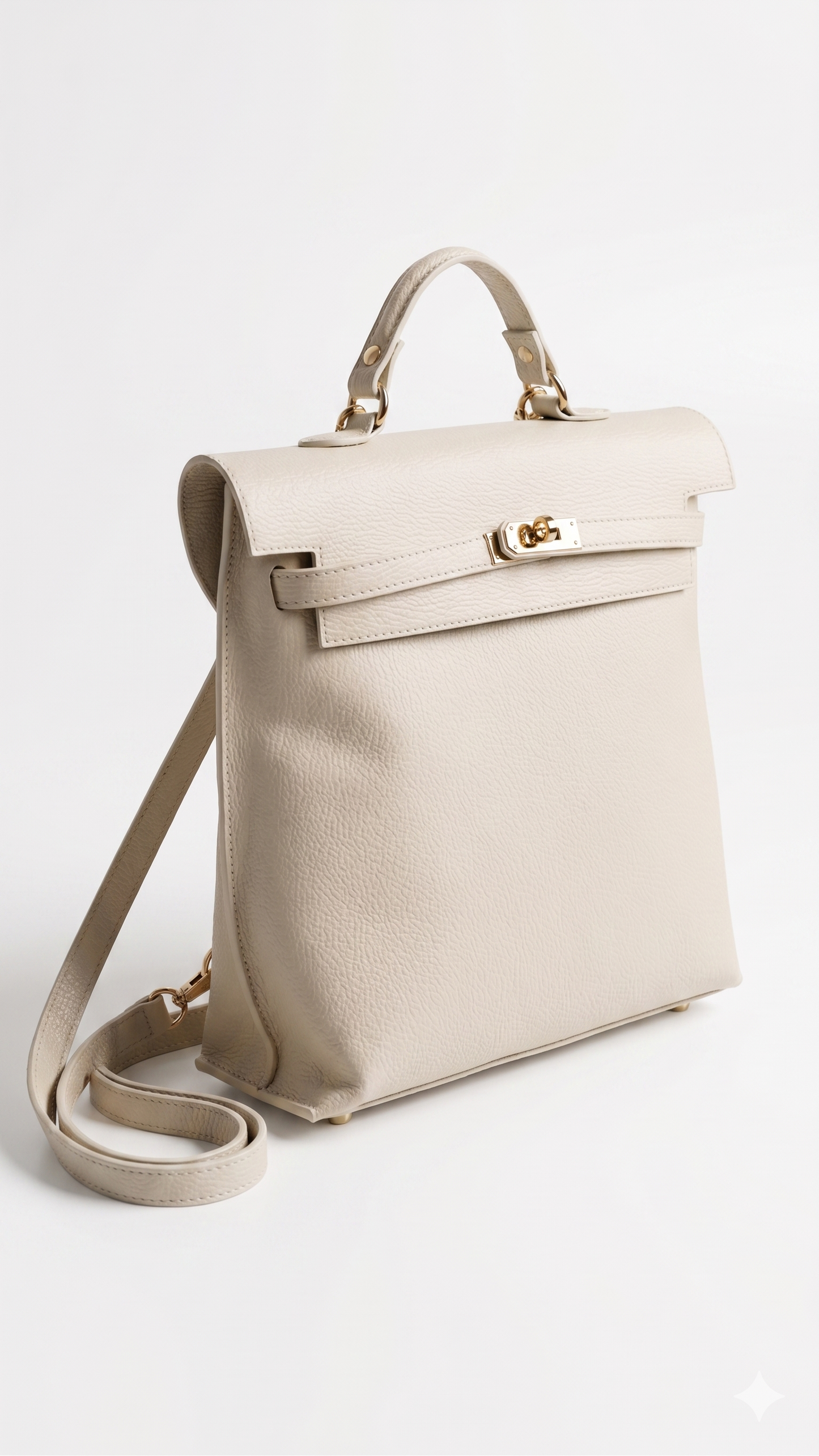 dollaro pebble leather backpack Structured in Genuine - made in Italy Whether commuting Structured Backpack in Genuine Dollaro