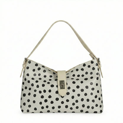 Soft Handbag in Genuine Dollaro Leather - Made in Italy - Art. 26113