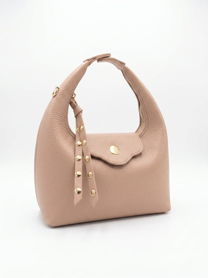 Soft Handbag in Genuine Dollaro Leather - Made in Italy - Art. 26101