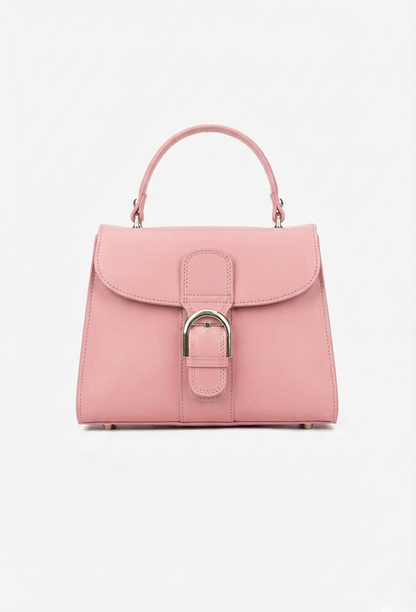 Structured Crossbody Bag in Genuine Dollar Leather - Made in Italy - Art. 25368