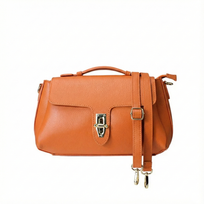 Soft Crossbody Bag in Genuine Dollar Leather - Made in Italy - Art. 24037