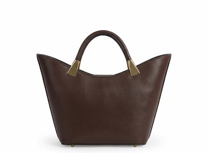 Structured Handbag in Genuine Ruga Leather - Made in Italy - Art. 26154