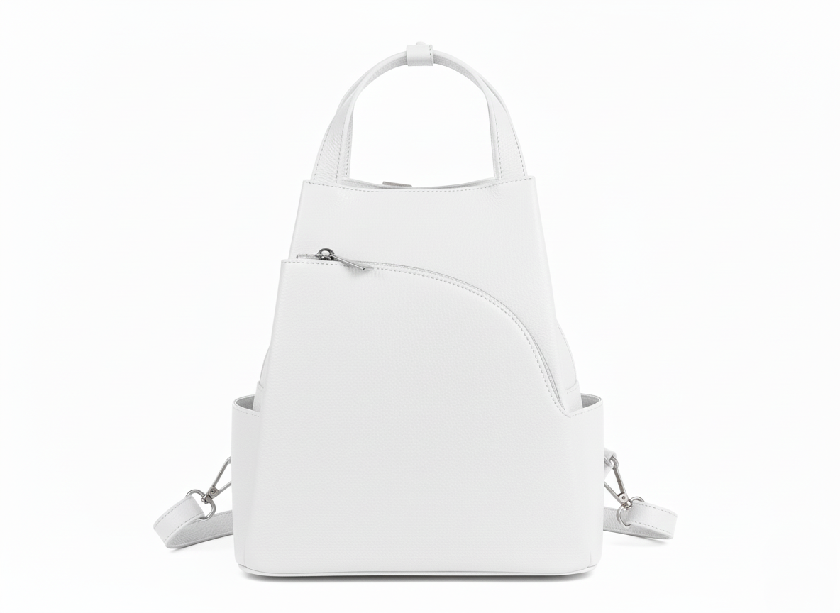 Genuine leather backpack made in Italy