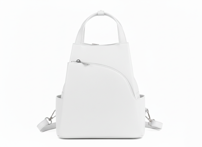 Genuine leather backpack made in Italy