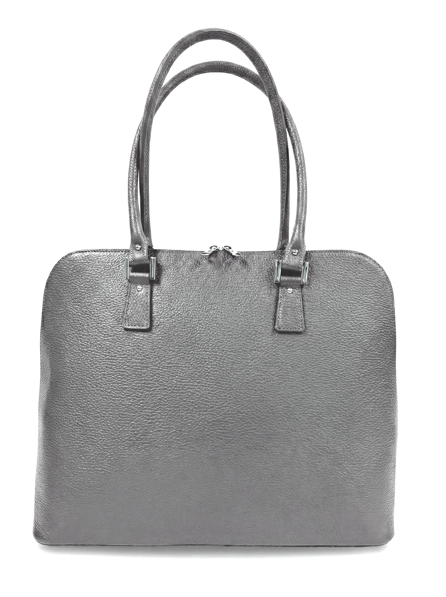 Structured Handbag in Genuine Dollar Leather - Made in Italy - Art. 26000
