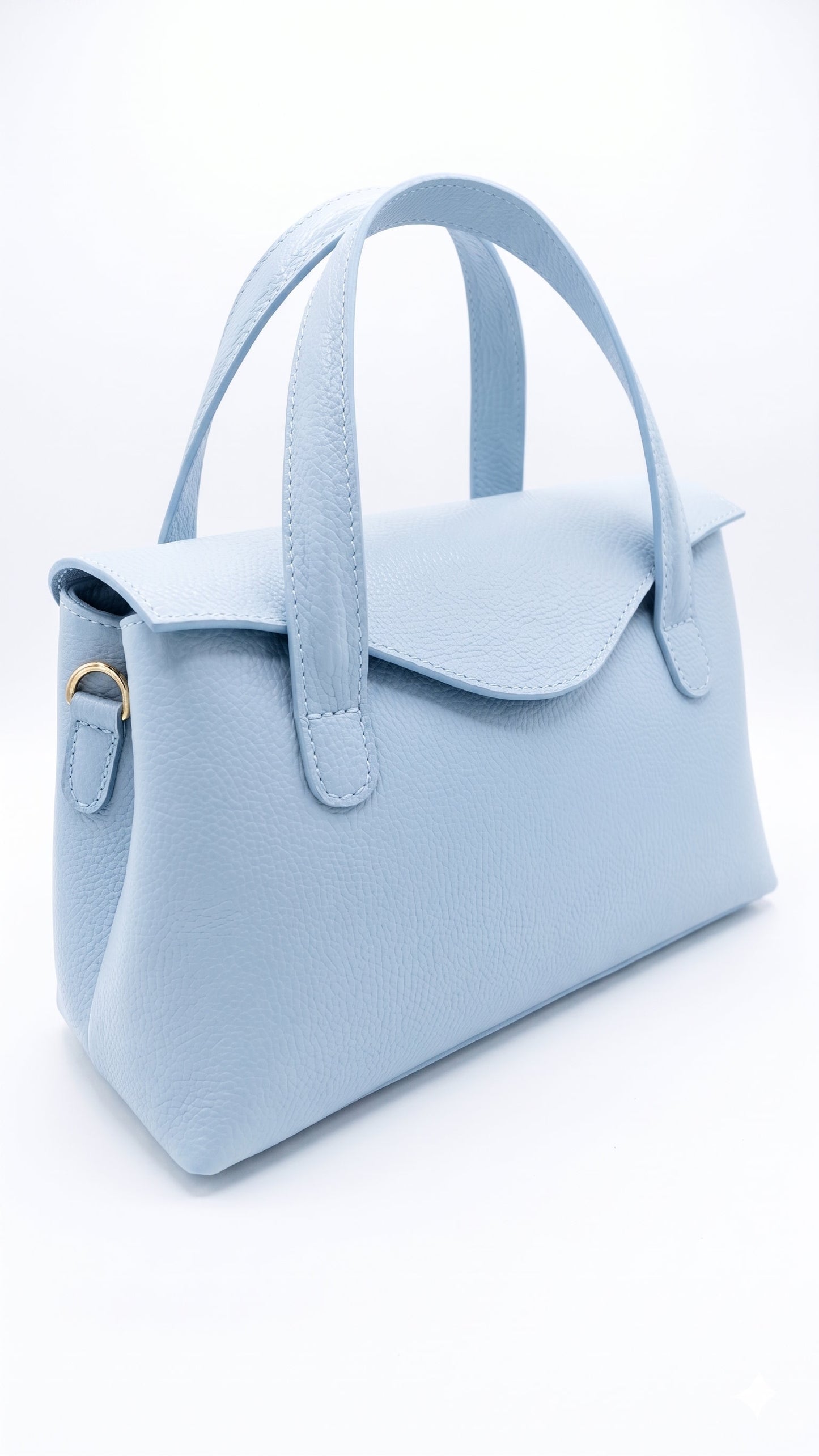 Structured Handbag in Genuine Dollaro Leather - Made in Italy - Art. 26115