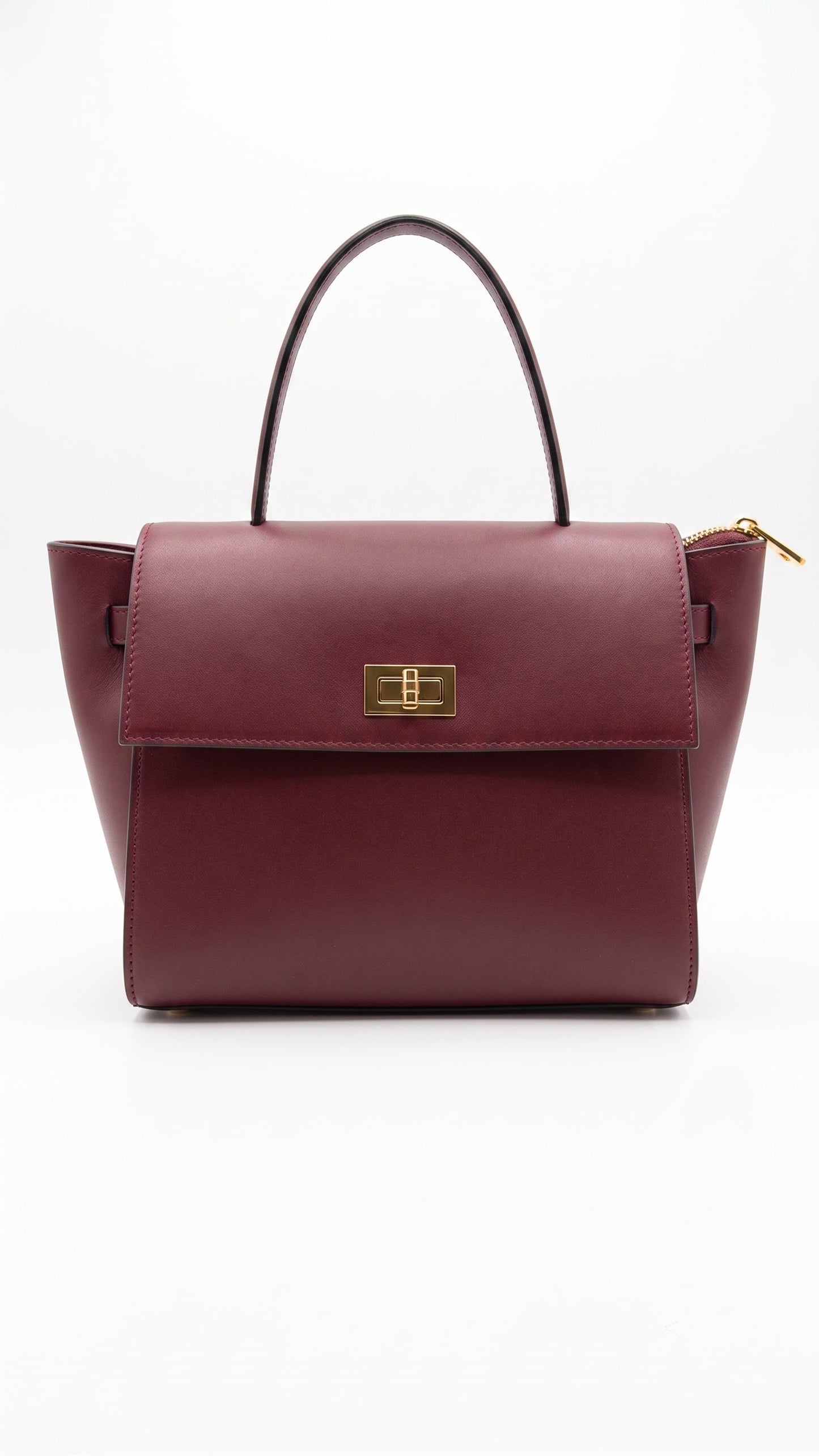 Structured Handbag in Genuine Ruga Leather - Made in Italy - Art. 26110