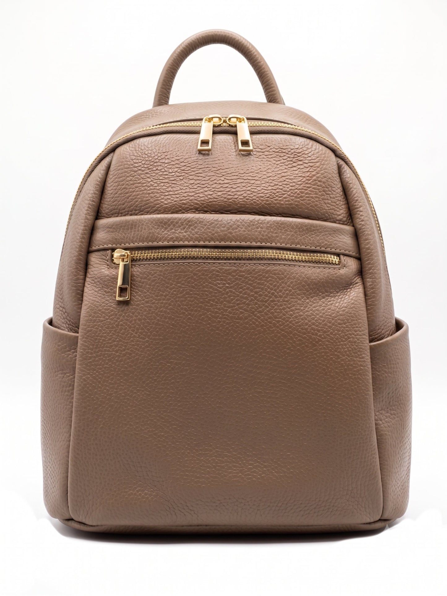 Soft Backpack in Genuine Dollaro Leather - Made in Italy - Art. 26143