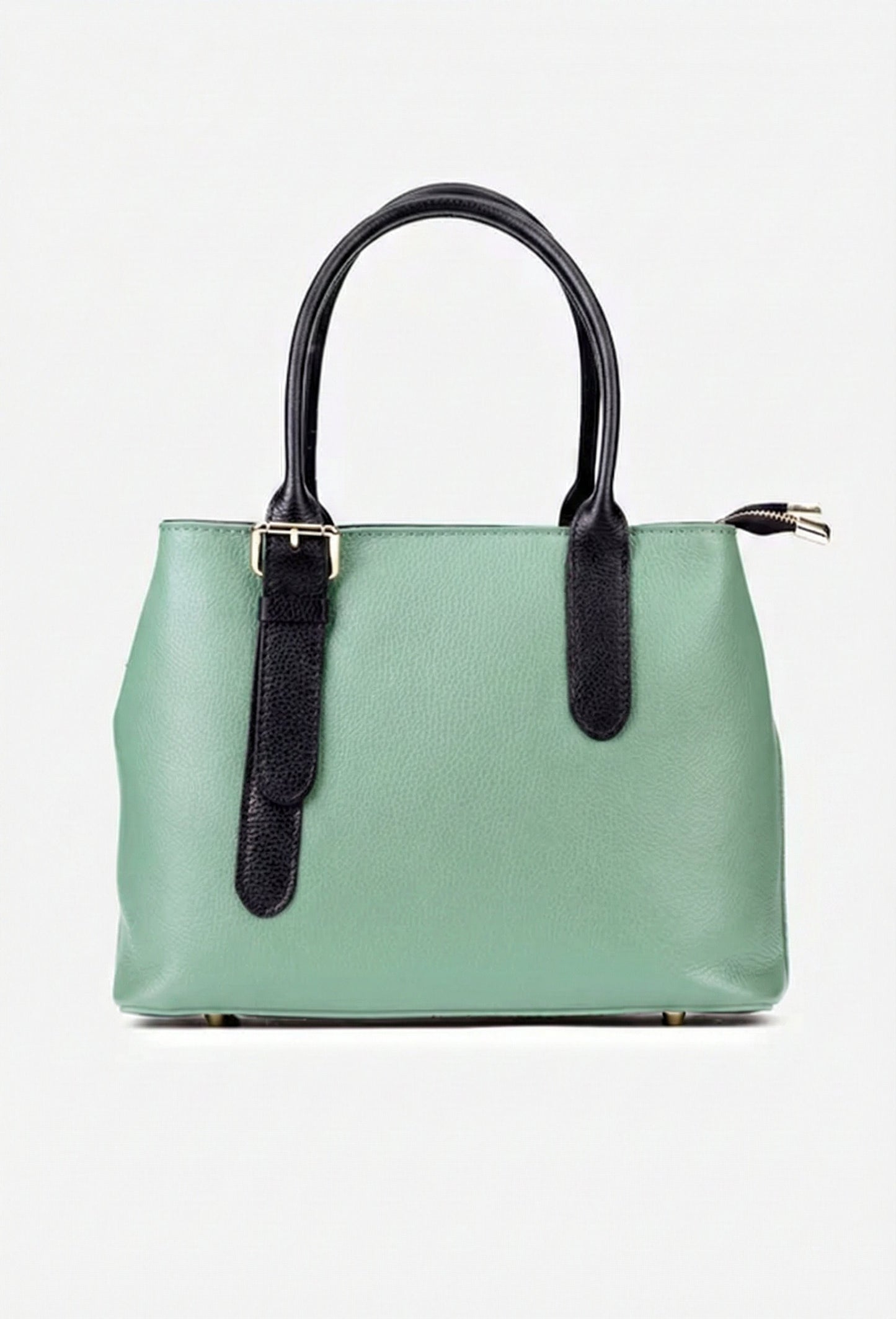 Structured Handbag in Genuine Dollar Leather - Made in Italy - Art. 25402