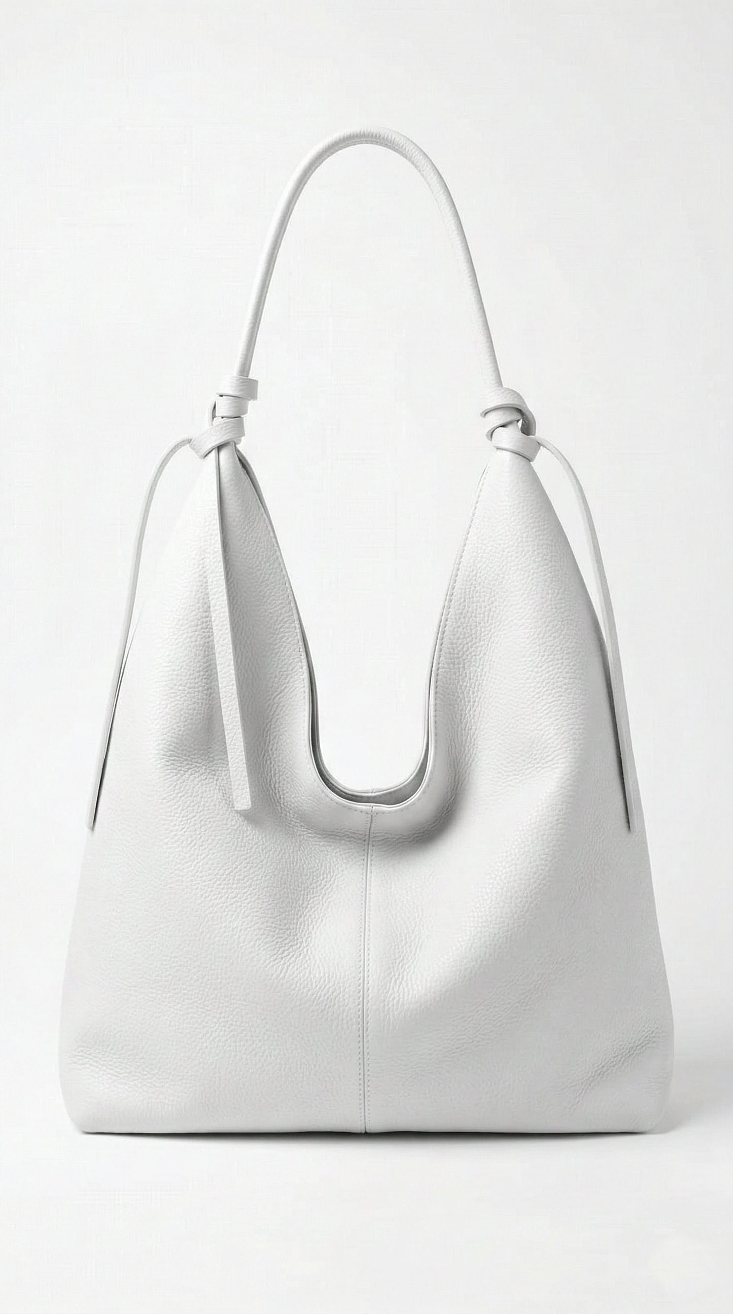 Soft Shoulder Bag in Genuine Dollaro Leather - Made in Italy - Art. 26058