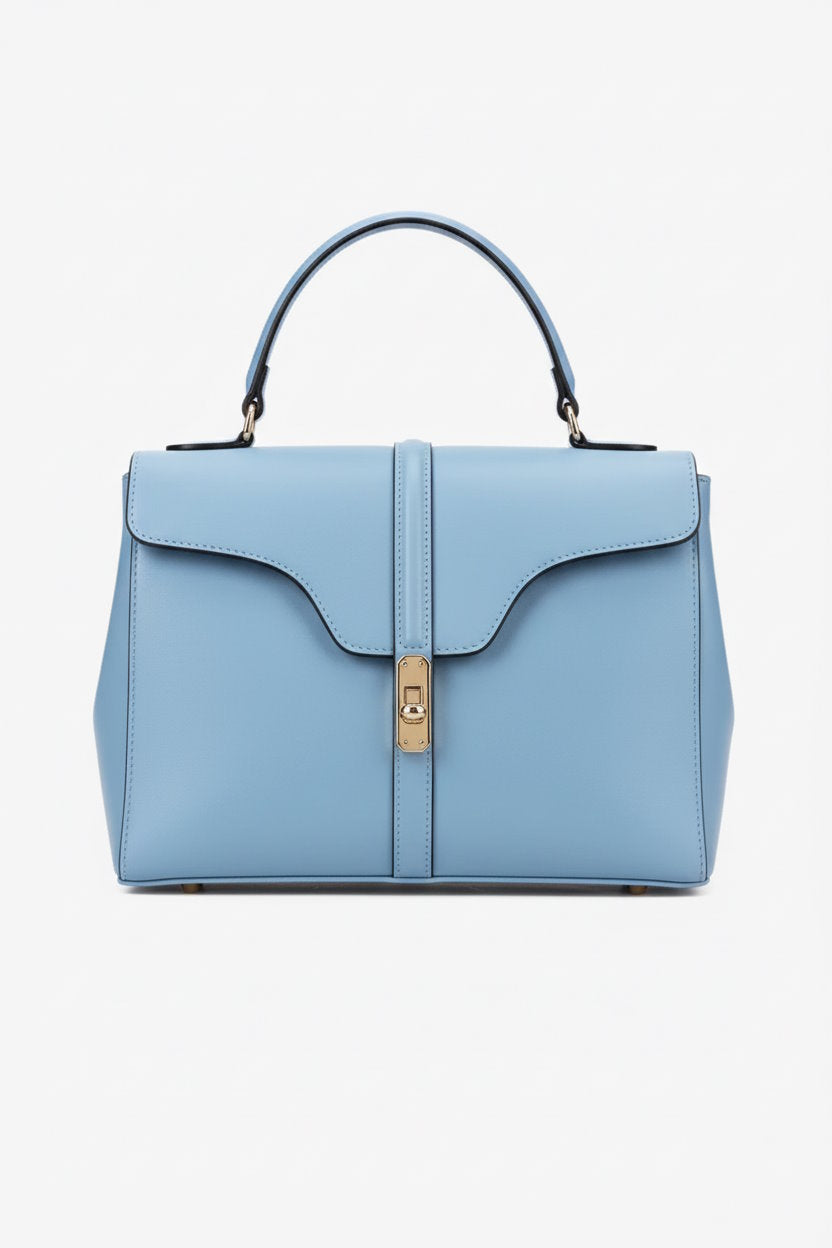 Structured handbag in Genuine Ruga Leather - Made in Italy - Art. 26111