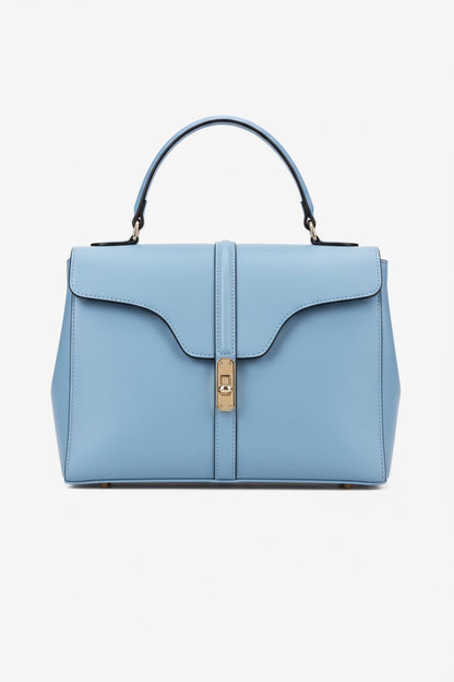 Structured handbag in Genuine Ruga Leather - Made in Italy - Art. 26111