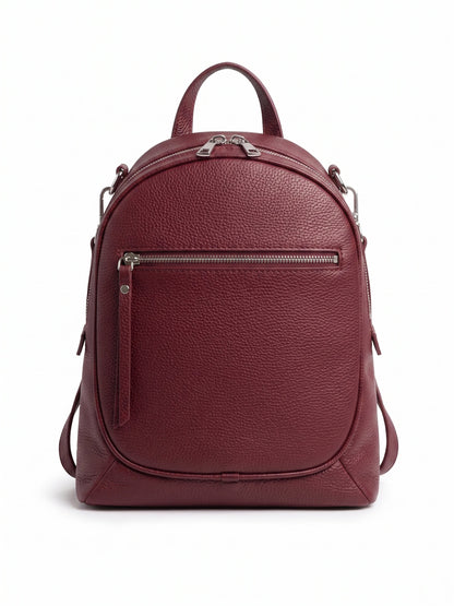 Structured Backpack in Genuine Dollaro and Croco Leather - Made in Italy - Art. 26088