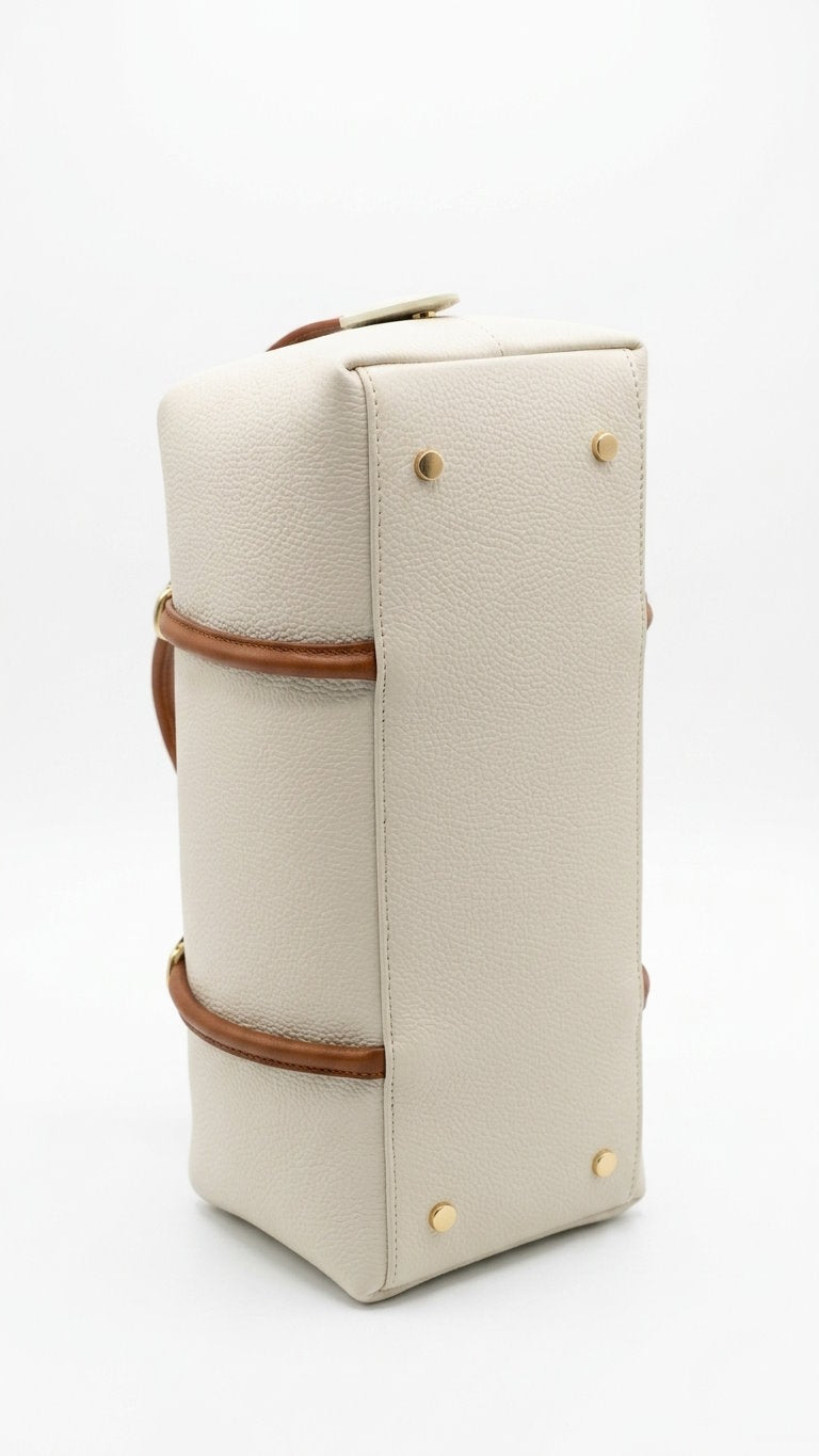 Soft Shoulder bag in Genuine Dollaro Leather - Made in Italy - Art. 26087
