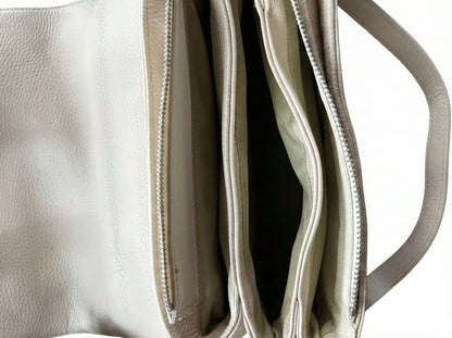 Soft Sholder Bag in Genuine Dollaro Leather - Made in Italy - Art. 26047