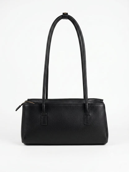 Soft Shoulder Bag in Genuine Dollaro Leather - Made in italy - Art. 26134