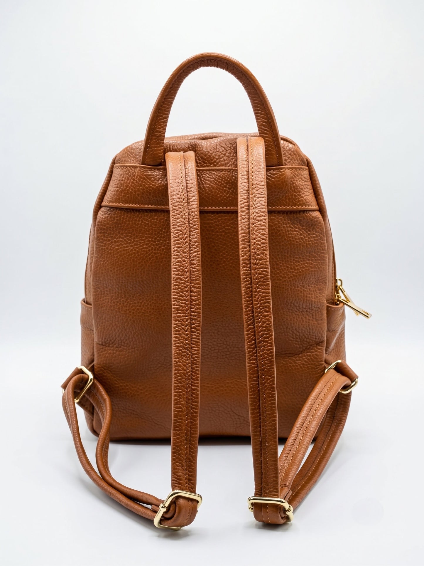 Soft Backpack in Genuine Dollaro Leather - Made in Italy - Art. 26143