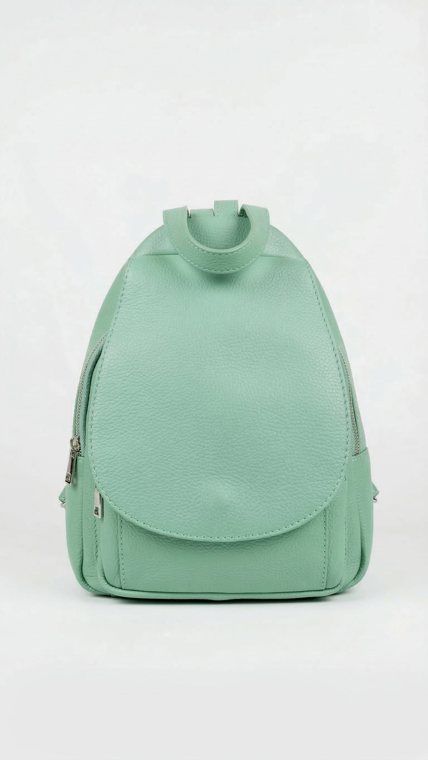 Soft Backpack in Genuine Dollaro Leather - Made in Italy - Art. 26066