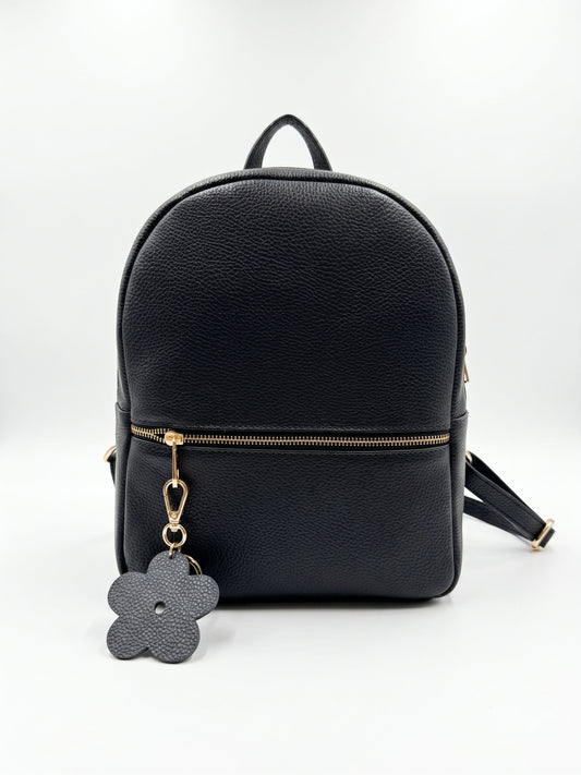 Soft Backpack in Genuine Dollaro Leather - Made in Italy - Art. 26113