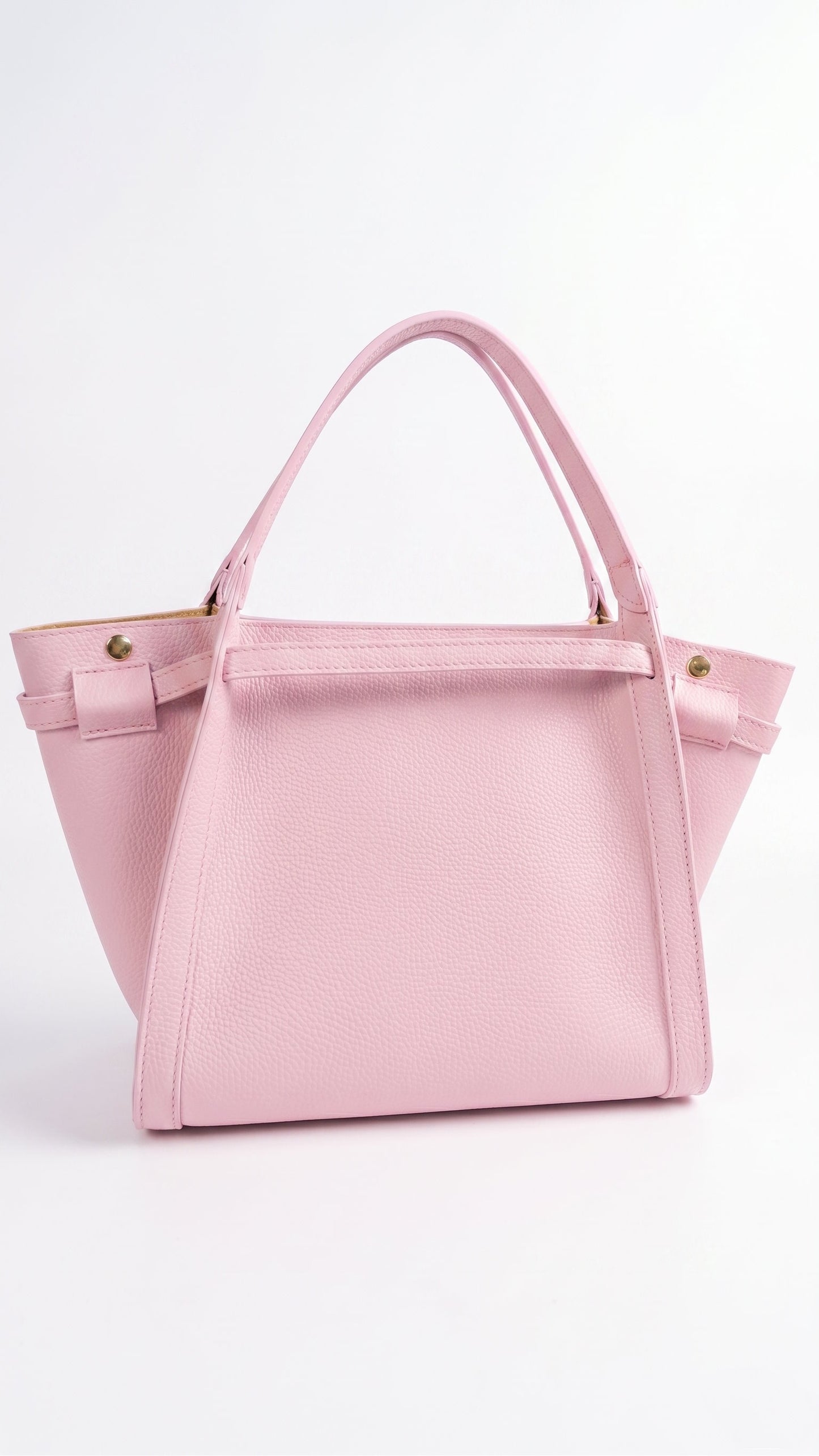 Structured Handbag in Genuine Dollaro Leather - Made in Italy - Art. 26089