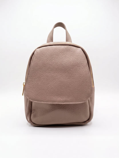Soft Backpack in Genuine Dollaro Leather - Made in Italy - Art. 26111B