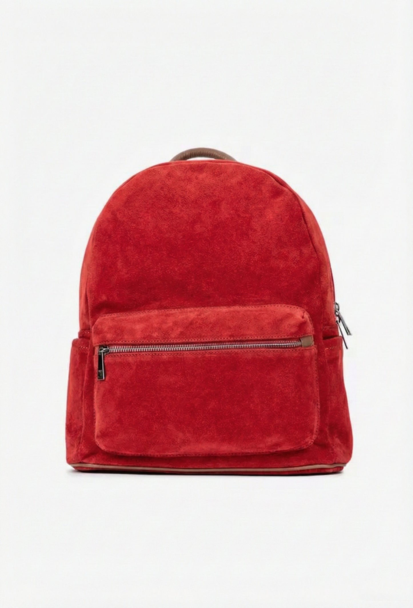Soft Backpack in Genuine Suede Leather - Made in Italy - Art. 25391