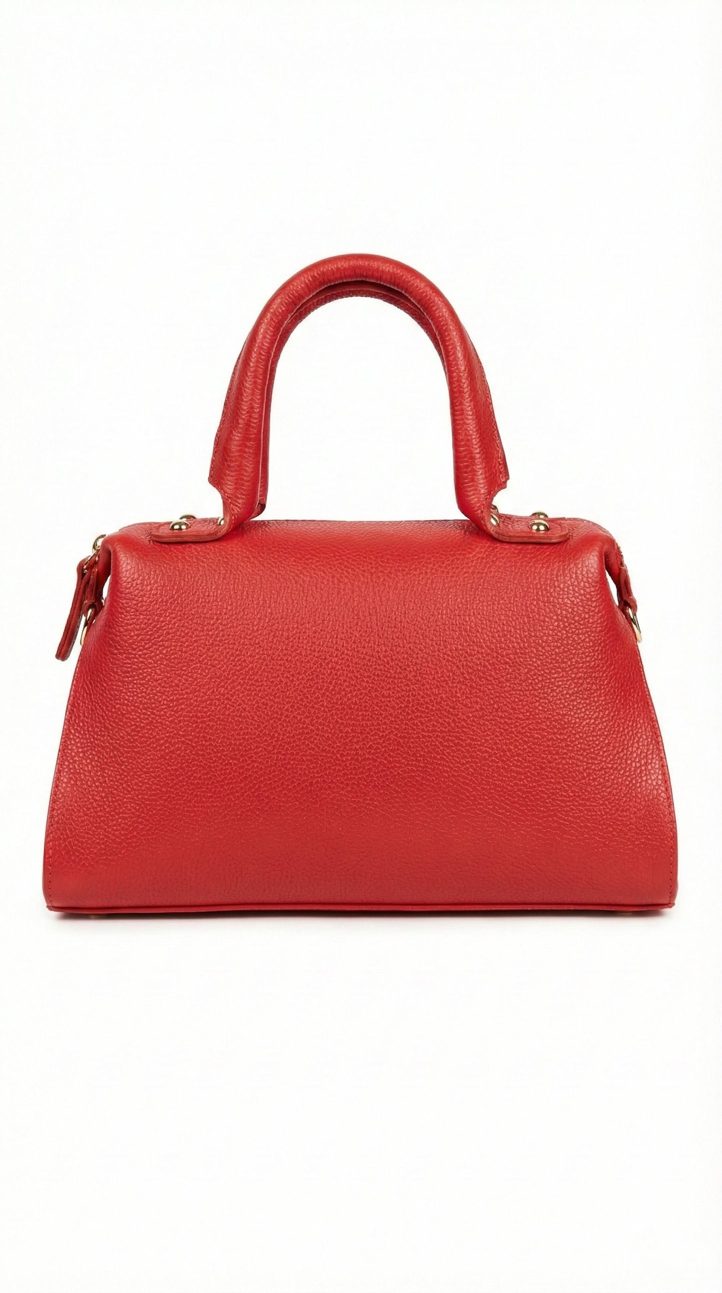 Structured Handbag in Genuine Dollaro Leather - Made in Italy - Art. 26051D