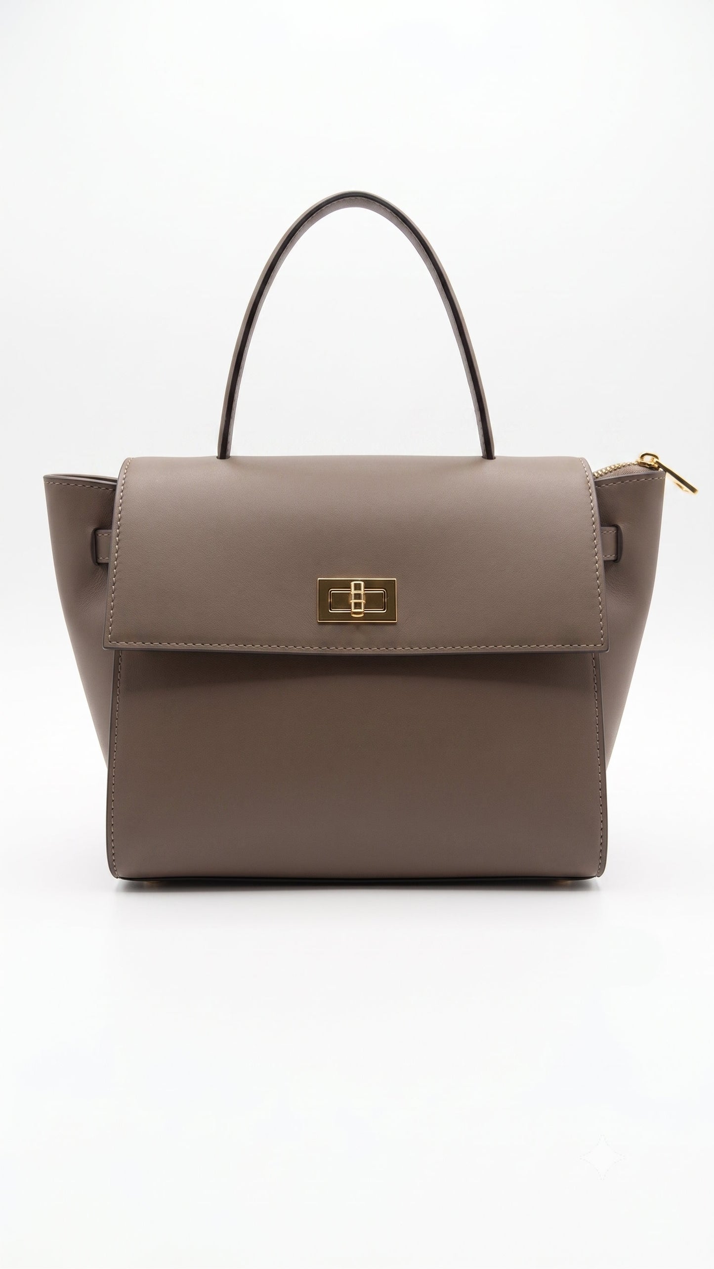 Structured Handbag in Genuine Ruga Leather - Made in Italy - Art. 26110